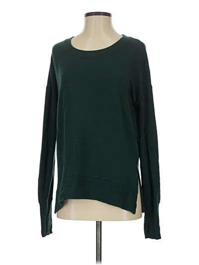 Pre-owned Athleta Pullover Sweater In Green