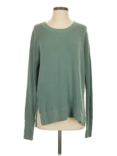 Pre-owned Athleta Pullover Sweater In Green
