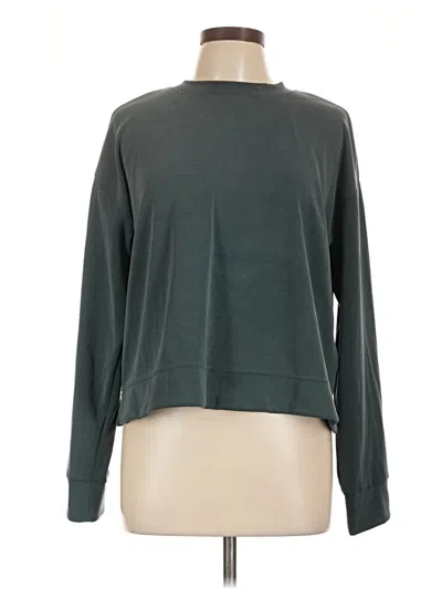 Pre-owned Athleta Pullover Sweater In Green