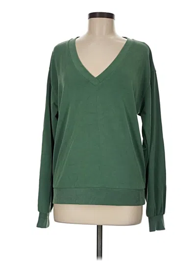 Pre-owned Athleta Pullover Sweater In Green