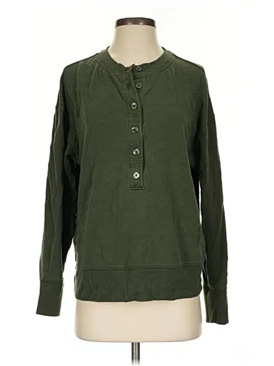 Pre-owned Athleta Pullover Sweater In Green