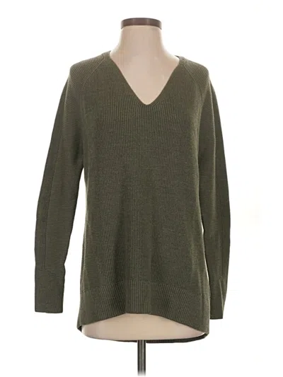Pre-owned Athleta Pullover Sweater In Green