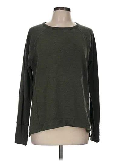 Pre-owned Athleta Pullover Sweater In Green