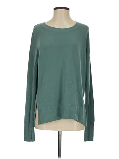 Pre-owned Athleta Pullover Sweater In Green