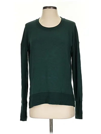 Pre-owned Athleta Pullover Sweater In Green