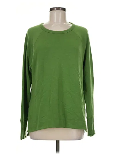 Pre-owned Athleta Pullover Sweater In Green