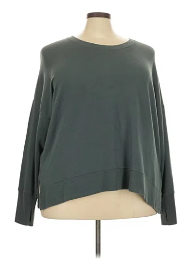 Pre-owned Athleta Pullover Sweater In Green