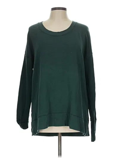Pre-owned Athleta Pullover Sweater In Green