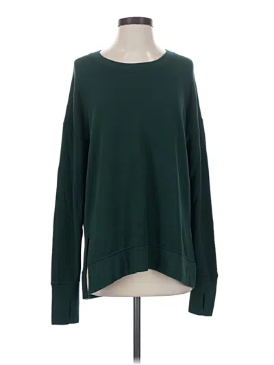 Pre-owned Athleta Pullover Sweater In Green