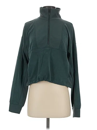 Pre-owned Athleta Pullover Sweater In Green