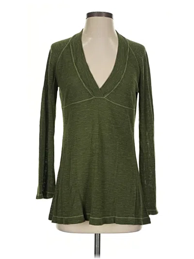 Pre-owned Athleta Pullover Sweater In Green