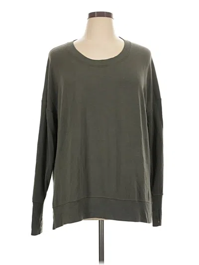 Pre-owned Athleta Pullover Sweater In Green