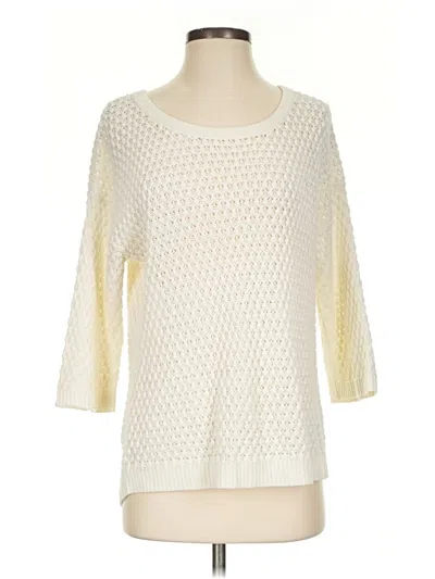 Pre-owned Athleta Pullover Sweater In Ivory