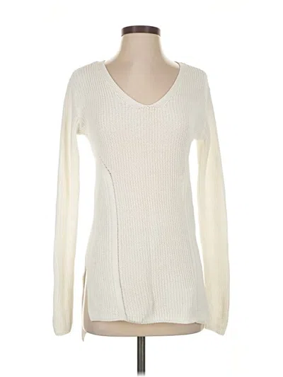Pre-owned Athleta Pullover Sweater In Ivory