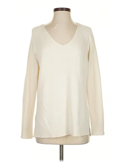 Pre-owned Athleta Pullover Sweater In Ivory