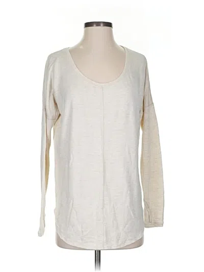 Pre-owned Athleta Pullover Sweater In Ivory