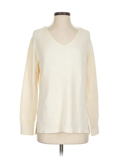 Pre-owned Athleta Pullover Sweater In Ivory