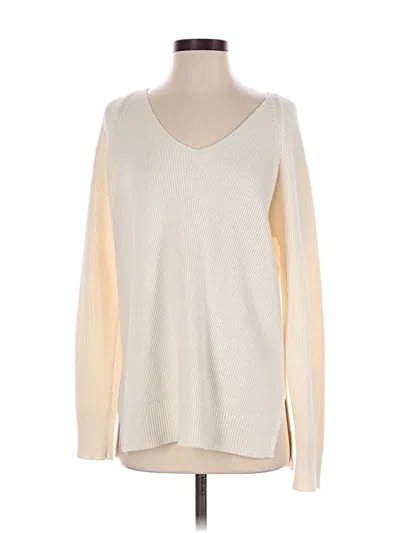 Pre-owned Athleta Pullover Sweater In Ivory
