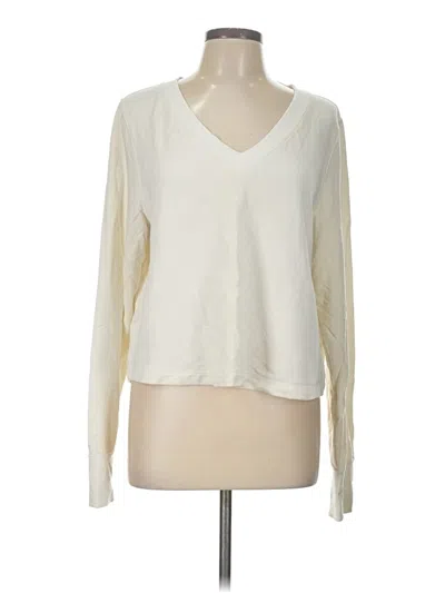 Pre-owned Athleta Pullover Sweater In Ivory