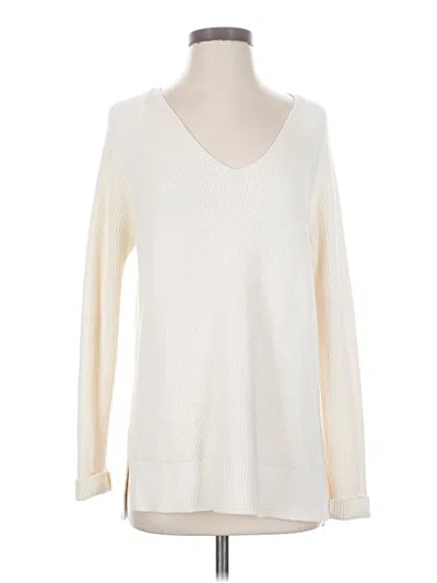 Pre-owned Athleta Pullover Sweater In Ivory