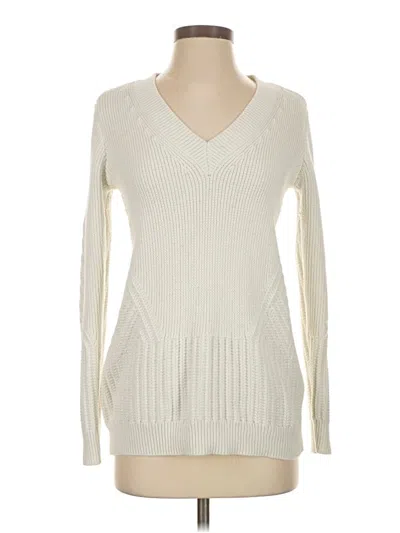 Pre-owned Athleta Pullover Sweater In Ivory