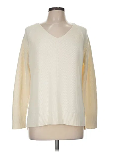 Pre-owned Athleta Pullover Sweater In Ivory