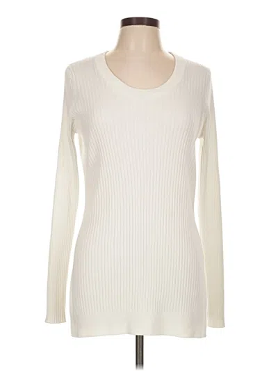 Pre-owned Athleta Pullover Sweater In Ivory