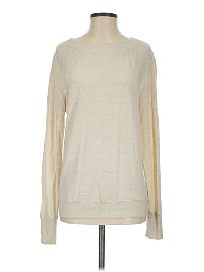 Pre-owned Athleta Pullover Sweater In Ivory