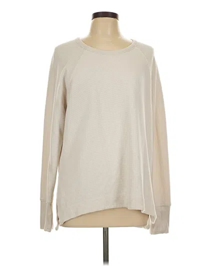Pre-owned Athleta Pullover Sweater In Ivory