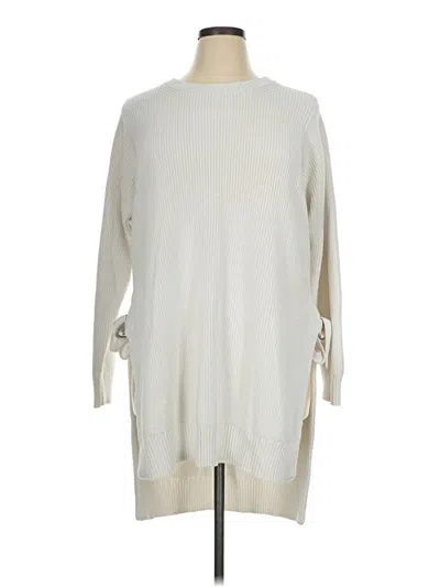 Pre-owned Athleta Pullover Sweater In Ivory