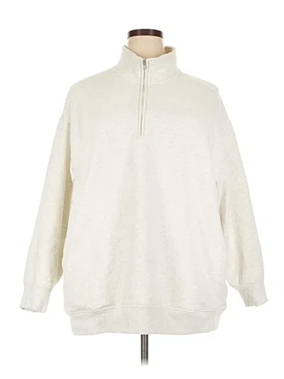 Pre-owned Athleta Pullover Sweater In Ivory