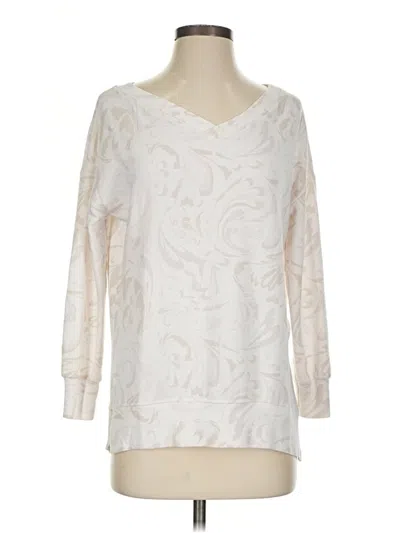 Pre-owned Athleta Pullover Sweater In Ivory