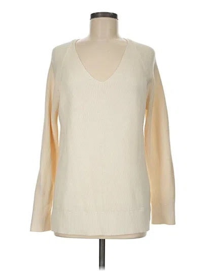 Pre-owned Athleta Pullover Sweater In Ivory