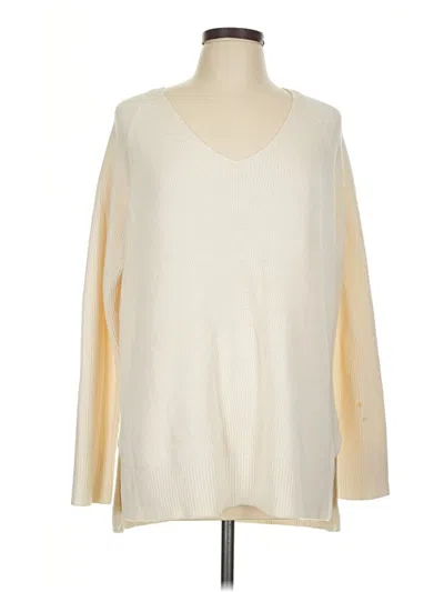 Pre-owned Athleta Pullover Sweater In Ivory