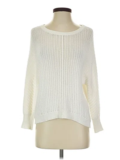 Pre-owned Athleta Pullover Sweater In Ivory