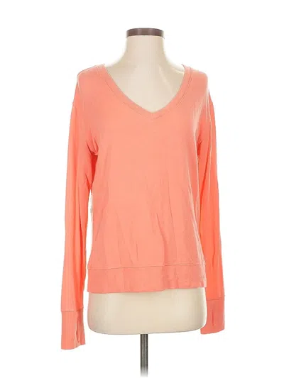 Pre-owned Athleta Pullover Sweater In Orange