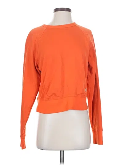 Pre-owned Athleta Pullover Sweater In Orange