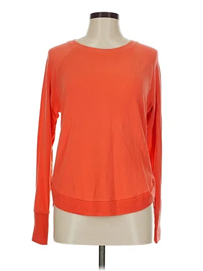 Pre-owned Athleta Pullover Sweater In Orange