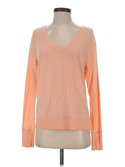 Pre-owned Athleta Pullover Sweater In Orange