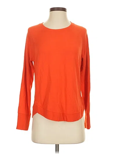 Pre-owned Athleta Pullover Sweater In Orange