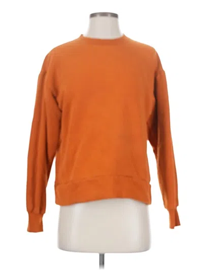 Pre-owned Athleta Pullover Sweater In Orange