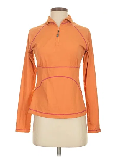 Pre-owned Athleta Pullover Sweater In Orange