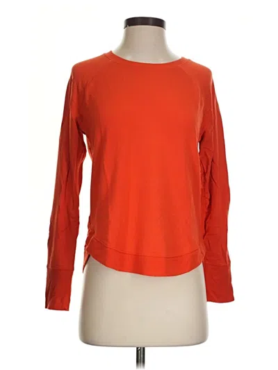 Pre-owned Athleta Pullover Sweater In Orange