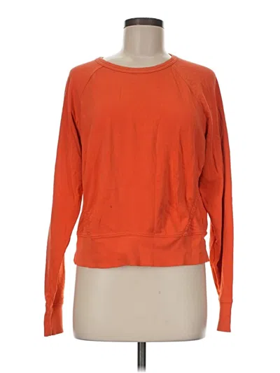 Pre-owned Athleta Pullover Sweater In Orange
