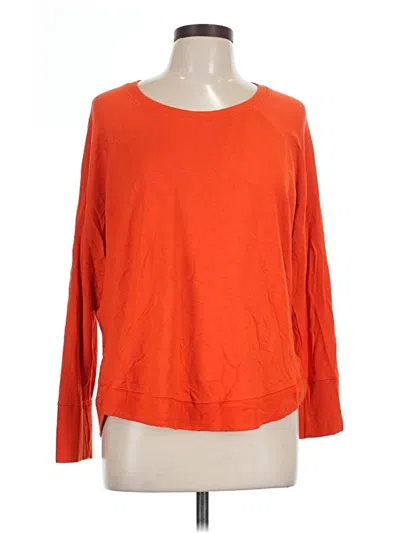 Pre-owned Athleta Pullover Sweater In Orange