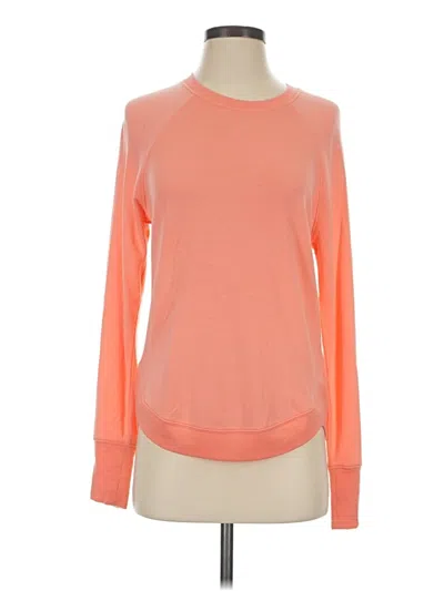 Pre-owned Athleta Pullover Sweater In Orange