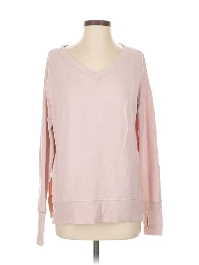 Pre-owned Athleta Pullover Sweater In Pink