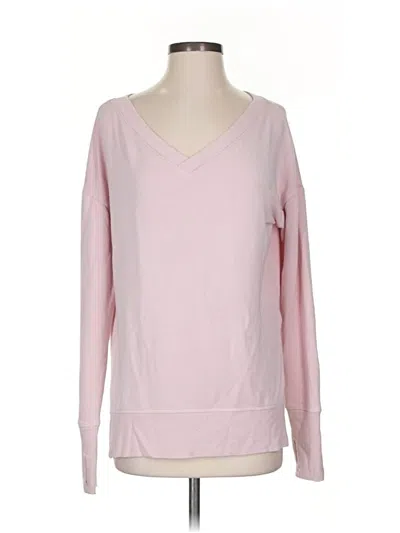 Pre-owned Athleta Pullover Sweater In Pink