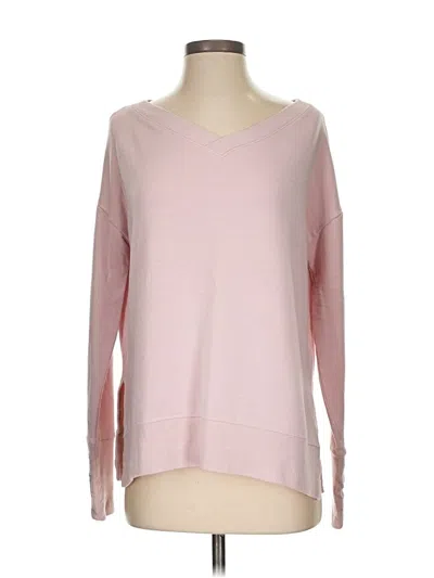 Pre-owned Athleta Pullover Sweater In Pink