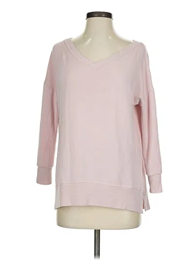 Pre-owned Athleta Pullover Sweater In Pink